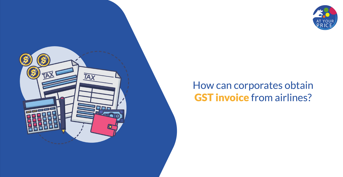 Two calculations banner image for the blog - How can corporates obtain GST invoices from airlines?