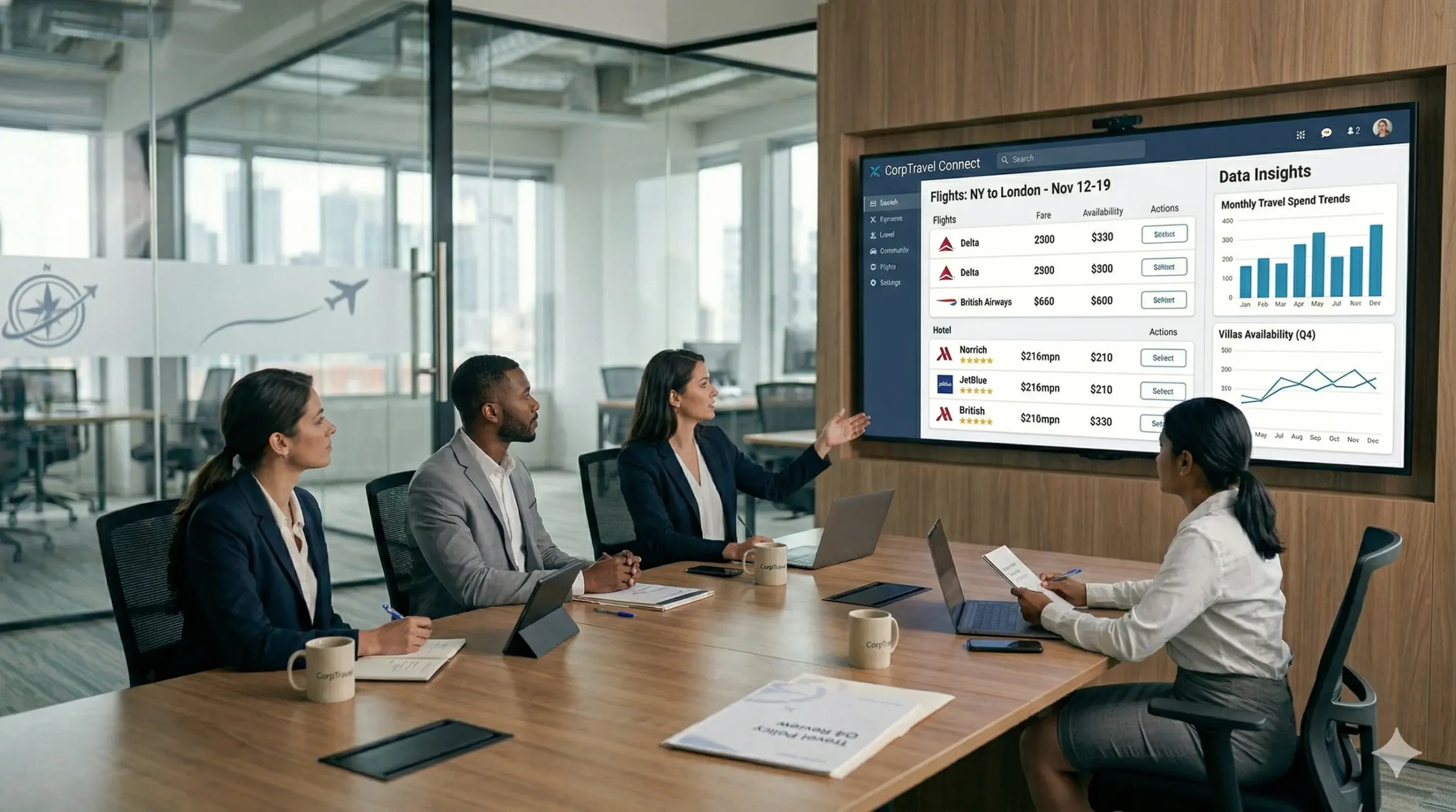 what real time data means in corporate travel