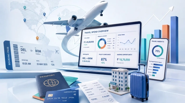 how travel spend data helps finance teams control corporate travel costs